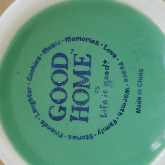 Life is Good green tub soaking mug EUC - Picture 4 of 4